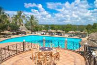Kenia - Temple Point Resort Aussicht auf Pool